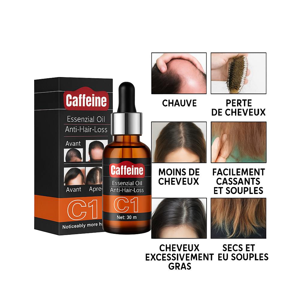 Huile Anti-Chute de Cheveux - Caffeine C1 - 30ml