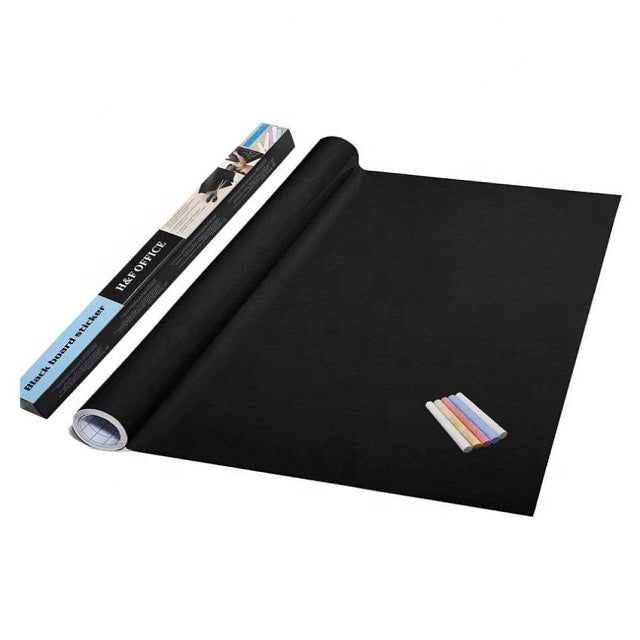 Autocollant Tableau Noir Auto-Adhésif pour Enfants – Surface à Craie Réutilisable