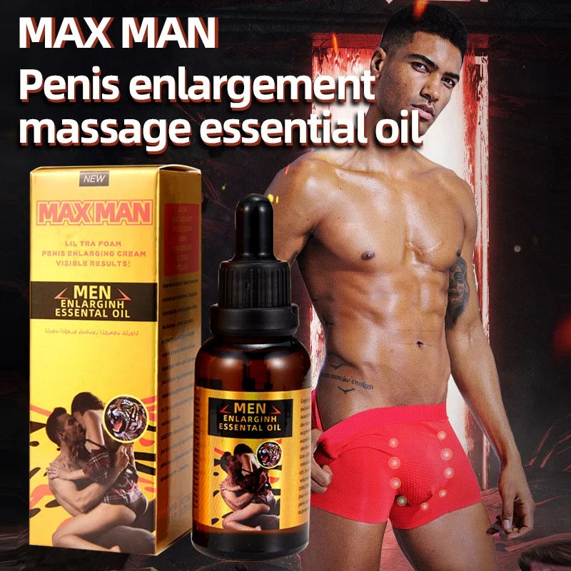 MAX MAN – Huile de Massage Agrandissement du Pénis 30 ml